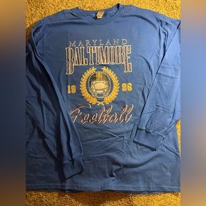 Gildan Maryland Baltimore Football long sleeve tee